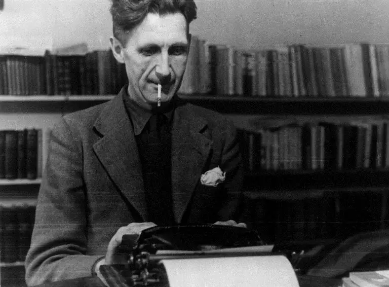 George Orwell Typing