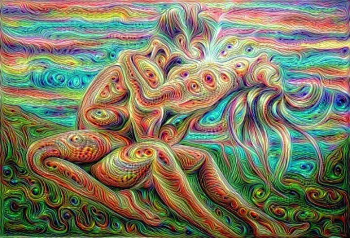 psychedelic love painting