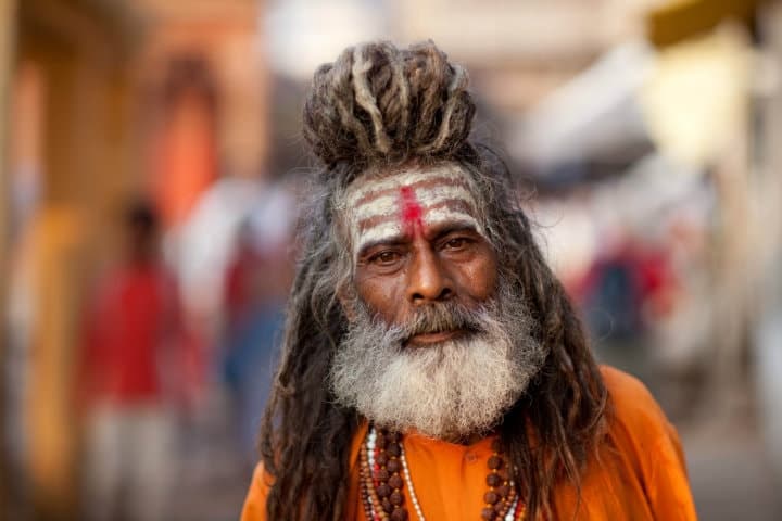 Old Indian Sadhu Baba