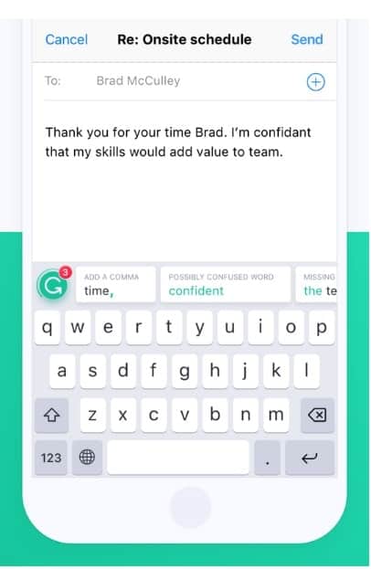 grammarly screenshot