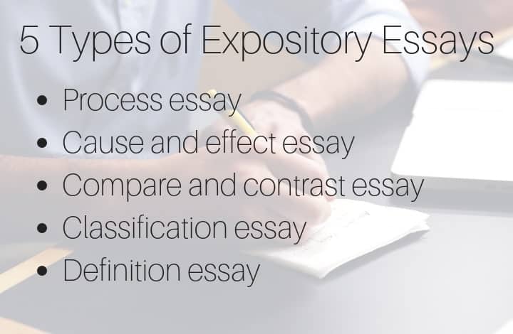 5 Types of Expository Essays