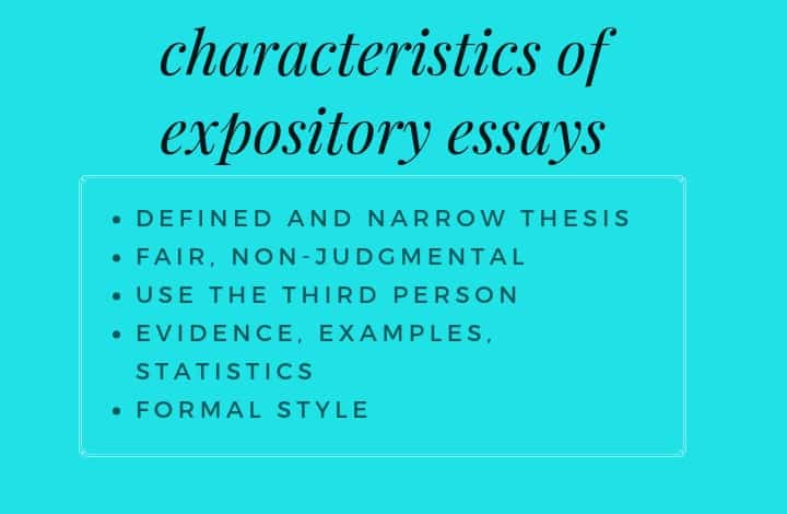 characteristics of expository essays