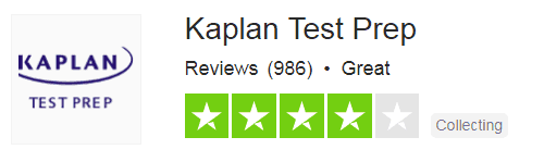 kaplan test prep score on trustpilot