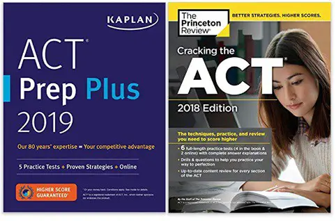 kaplan vs princeton review book act comparison 