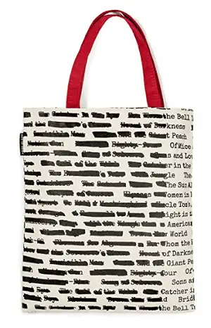 literary tote bag