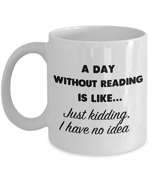 mug for bookworms