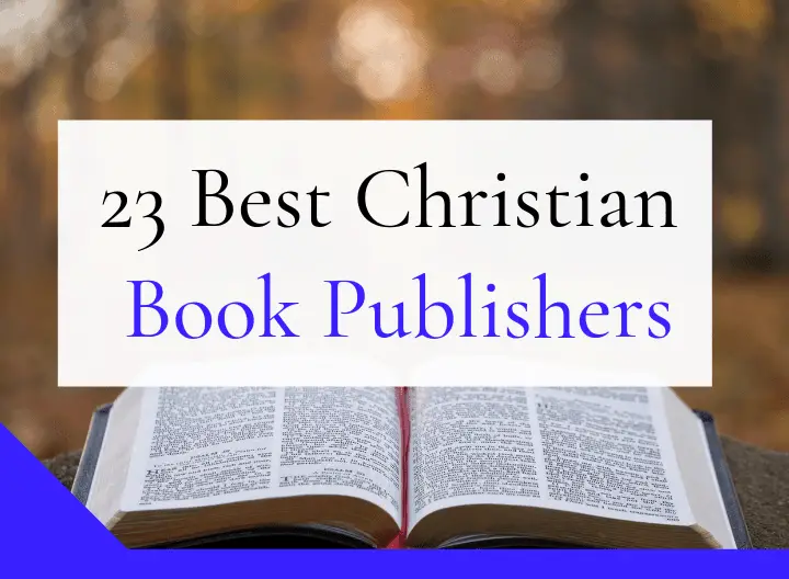23 best christian publishers featured graphic