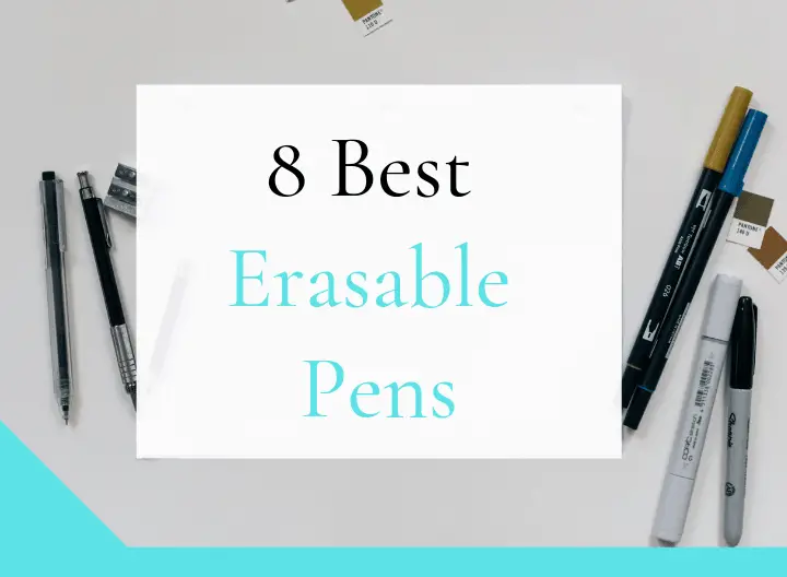 8 best erasable pens - featured graphic