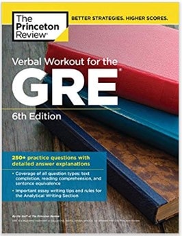 gre verbal workout princeton book