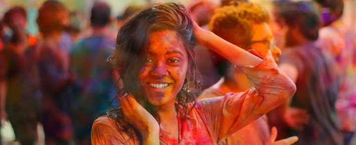 indian girl during divali festival