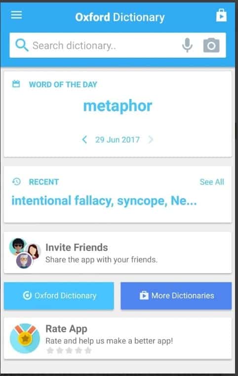 oxford dictionary