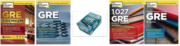 princeton review gre books collection