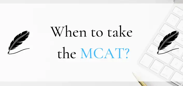 when to take the mcat - featured graphic