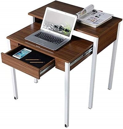 Techni Mobili Retractable Computer Desk with Storage