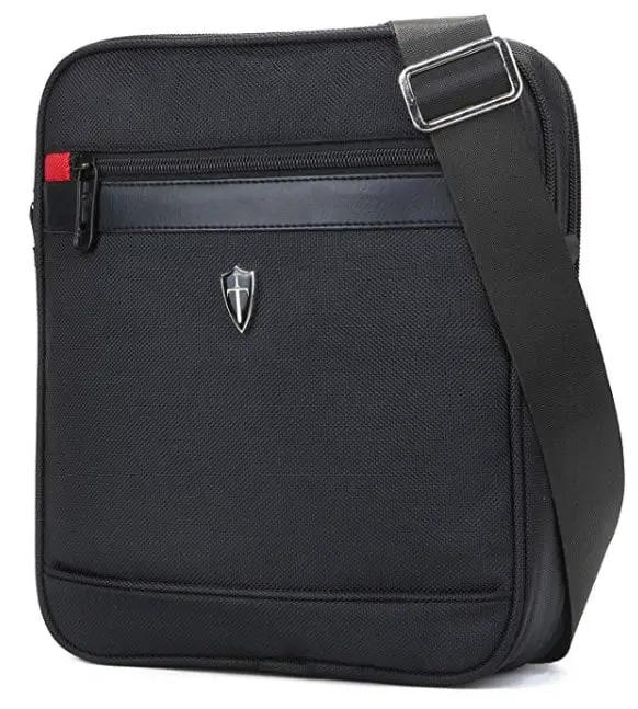 vertical shoulder messenger bag