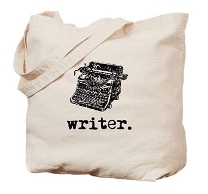 writer tote bag