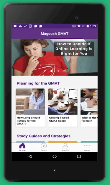 magoosh gmat prep app screenshot 3