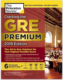 princeton review gre prep book