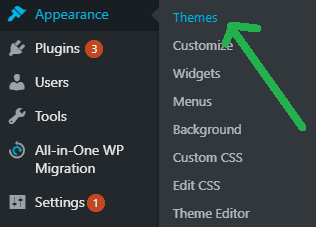 selecting a wordpress theme