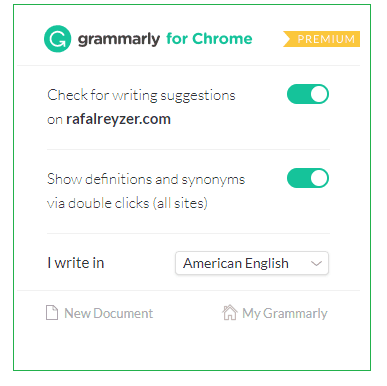 grammarly for chrome