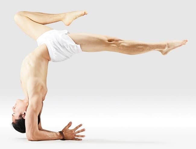 yoga scorpion pose