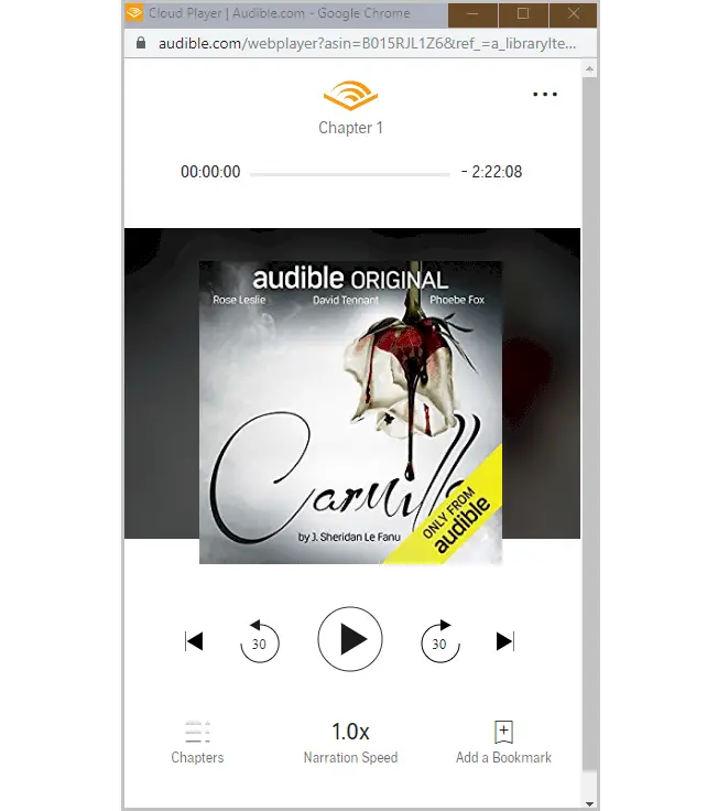 audible desktop player