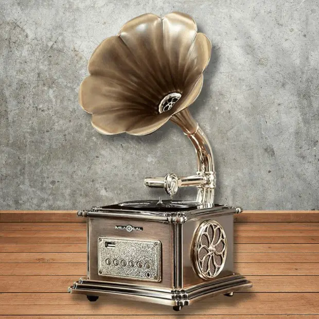 gramophone vintage Bluetooth speaker