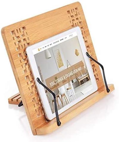 sunficon wooden book easel