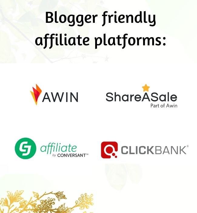 blogger friendly affiliate platforms