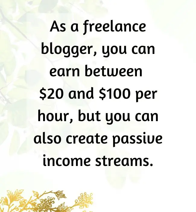 freelance blogger earnings