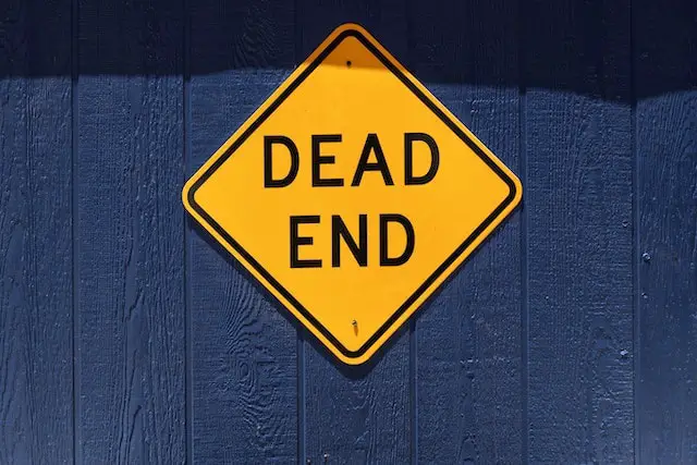 Dead end sign