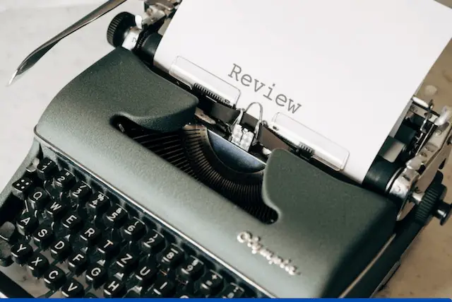 typewriter with review