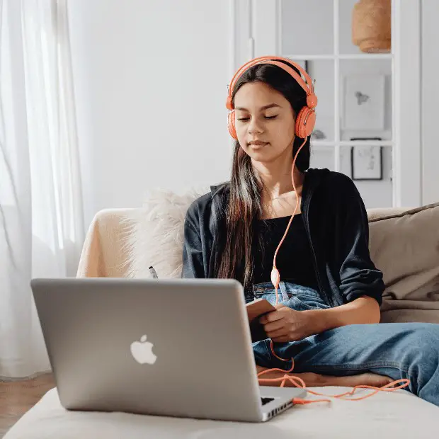 using headphones for transcription