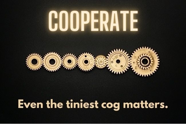 cooperate