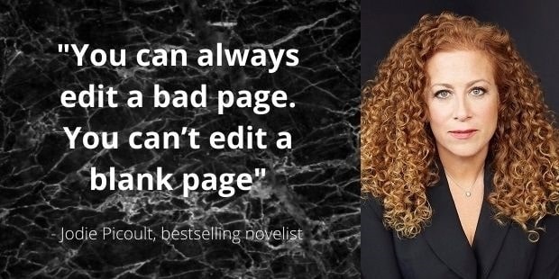 Jodi Picoult's quote about writing