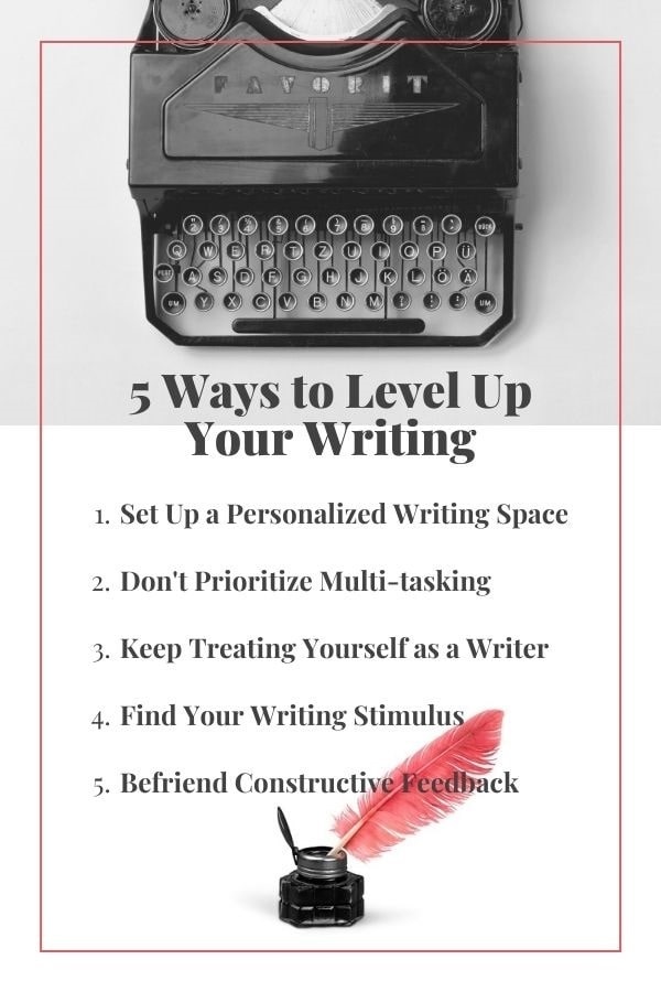 5 Ways to Level Up Your Writing Experience (Infographic)
