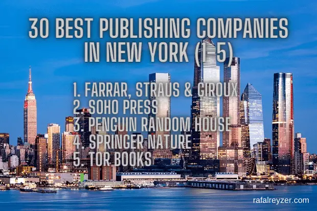 1-5 publishing companies in New York