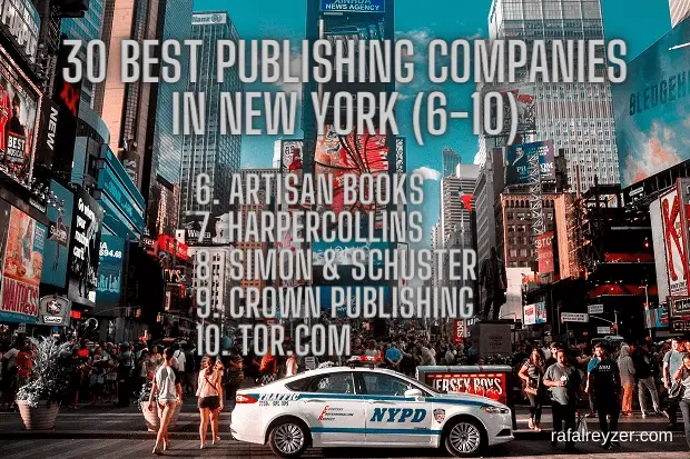 6-10 publishing companies in New York
