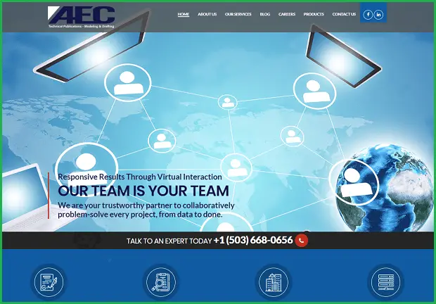 AEC landing page