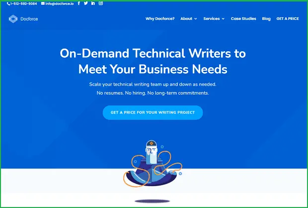 docforce landing page