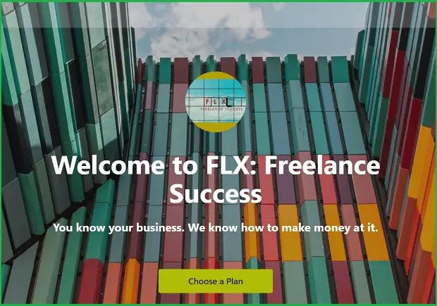 freelance success landing page
