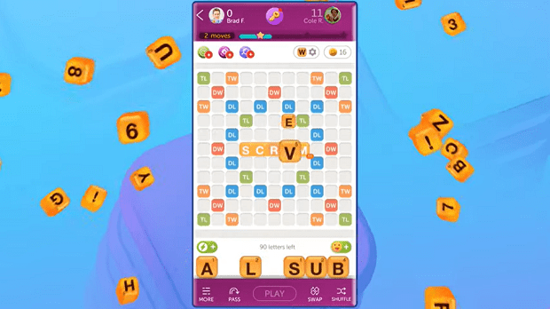 words with friends screenshot