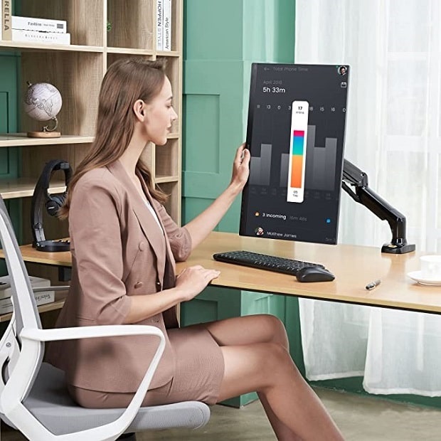 adjustable computer monitor arm - featured image