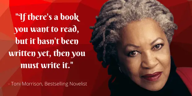 toni morrison's quote about writing