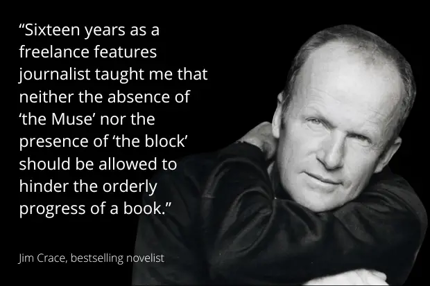 Author Jim Crace Quote