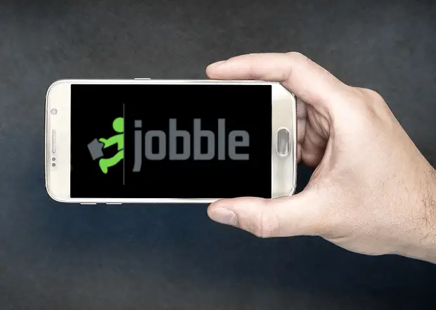 jobble on mobile phone