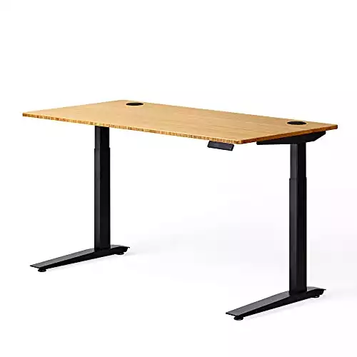 Fully Jarvis Standing Desk with Natural Bamboo Top