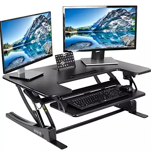 VIVO Height-Adjustable Stand Up Desk Converter