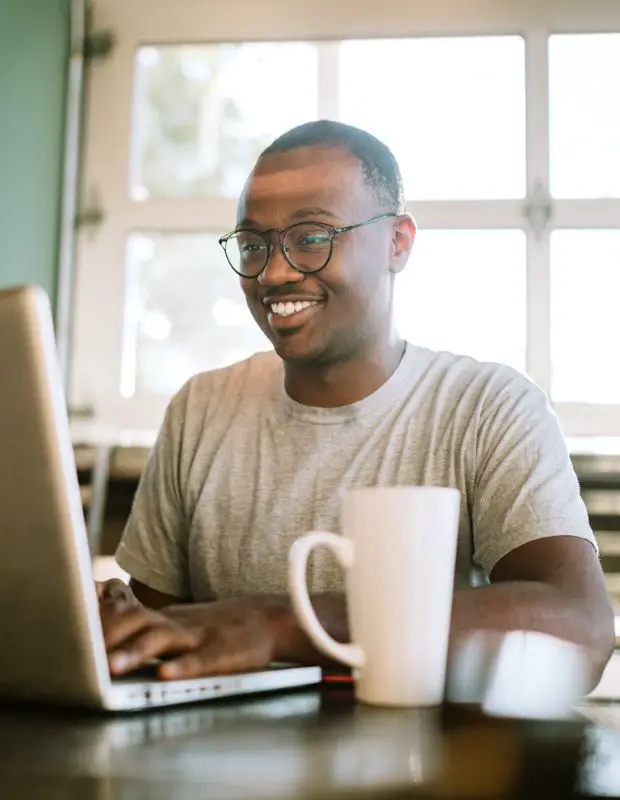 freelancer working with a laptop