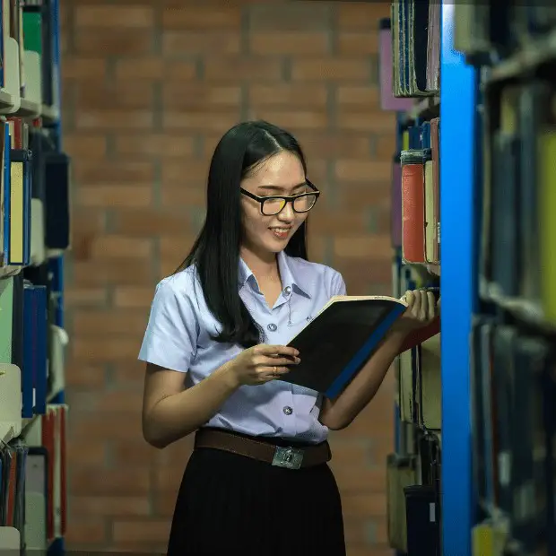 Conducting research in a library